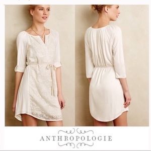 Anthropologie Tiny Paperwhites dress